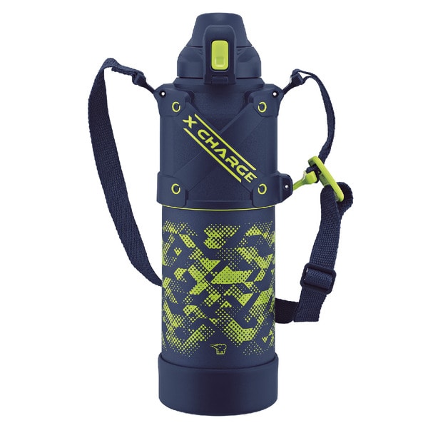 ステンレスクールボトル 1.5L ライムブルー TUFF シームレスせん