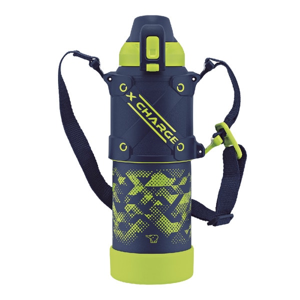 ステンレスクールボトル 1L ライムブルー TUFF シームレスせん