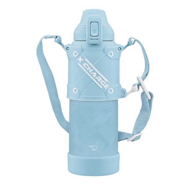 ステンレスクールボトル 1L スカイブルー TUFF シームレスせん