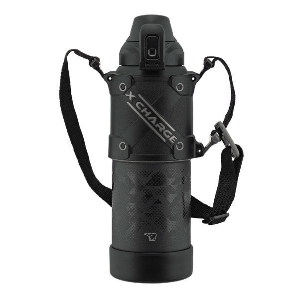 ステンレスクールボトル 1L ブラック TUFF シームレスせん