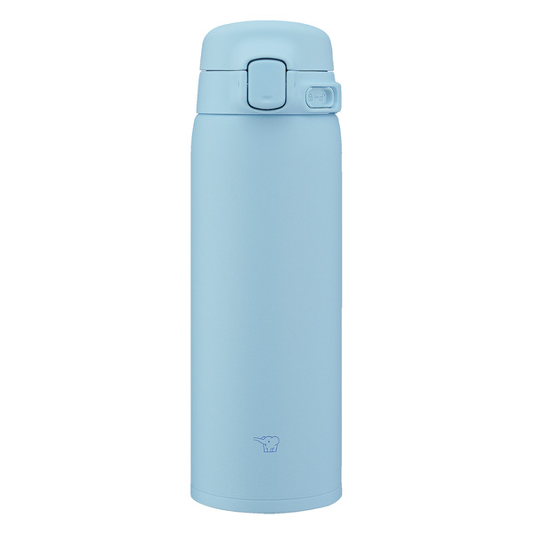 ステンレスマグ パウダーブルー ワンタッチ 480ml シームレスせん