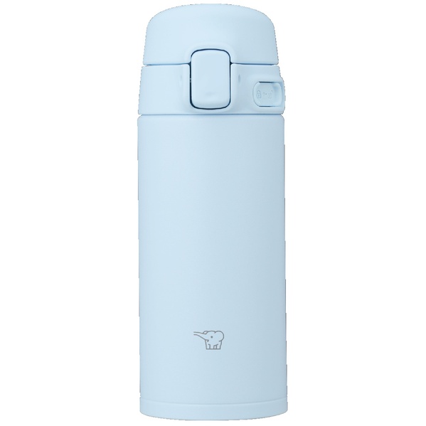 ステンレスマグ ソフトブルー 200ml ワンタッチ シームレスせん