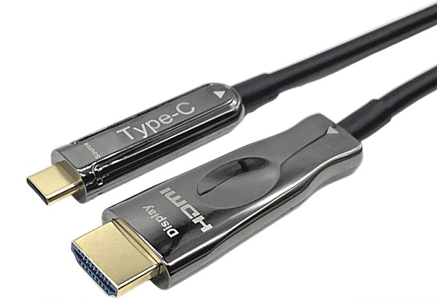 外部電源不要/DP Alt Mode対応/USB Type-C→HDMI変換延長ケーブル 15m