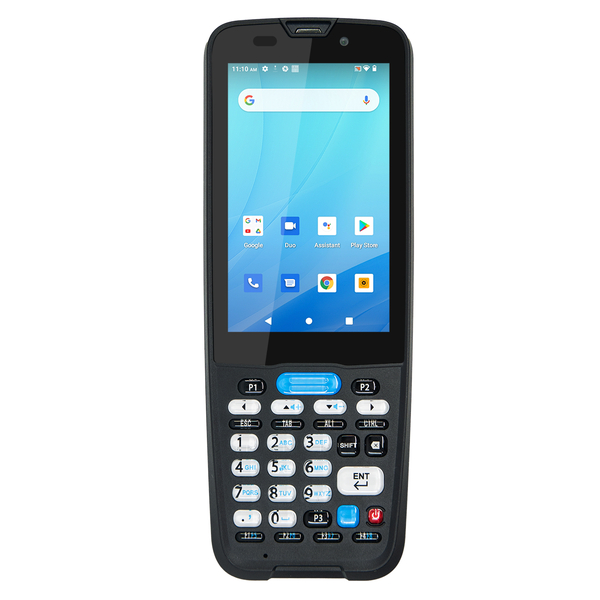 HT330 Android ハンディターミナル、WiFi モデル、2Dバーコードスキャナ(SE4701)、バッテリ、USBケーブル