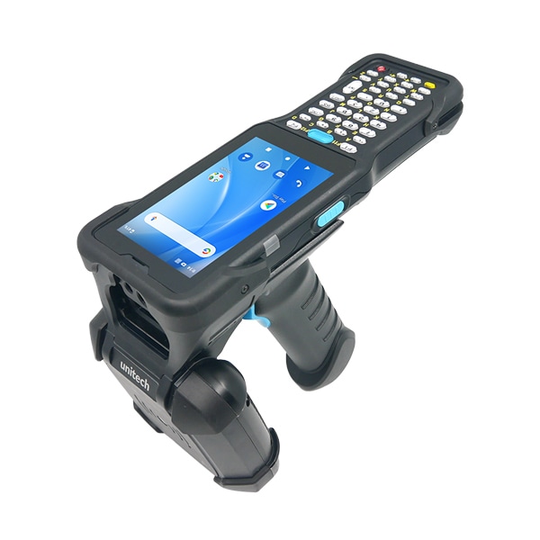 HT730P UHF、UHF RFIDリーダー、二次元バーコードスキャナ、バンパー、38キー、Android OS、WiFi、Bluetooth、バッテリー
