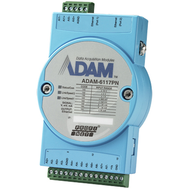 ADAM-6000シリーズ 8ch 絶縁アナログ入力 PROFINET モジュール