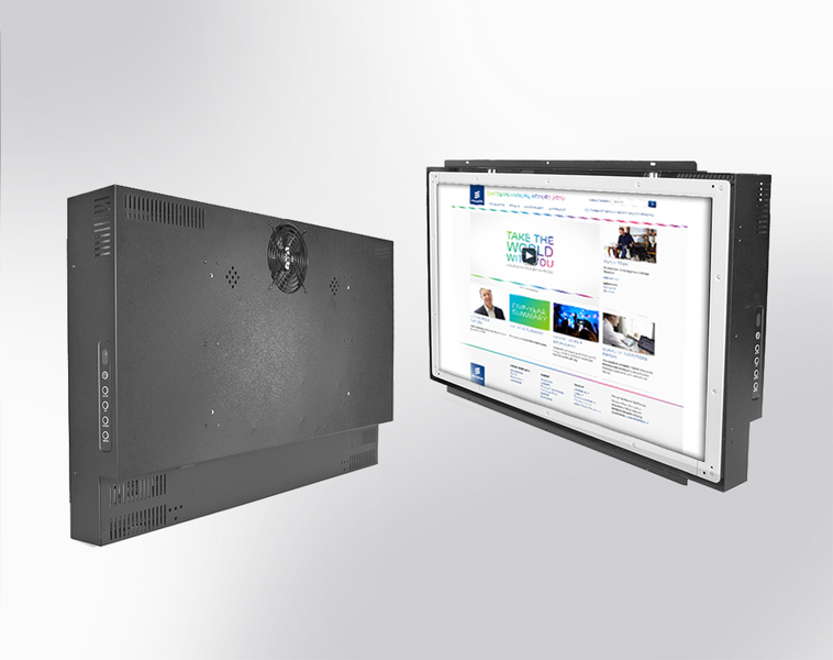 Winsonic 32インチ 組込み向け産業用オープンフレームモニタ 静電容量式 QHD VGA×1 VESA 400×200対応