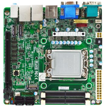 Jetway 産業用Mini ITXマザーボード 第12/13/14世代CPU対応 LGA1700ソケット H610/H610E M.2 x 3、PCIe(x16) x1 オンボードTPM
