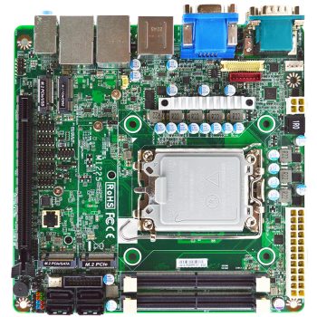 Jetway 産業用Mini ITXマザーボード 第12/13/14世代CPU対応 LGA1700ソケット チップセットQ670E M.2 x 4、PCIe(x16) x1 オンボードTPM