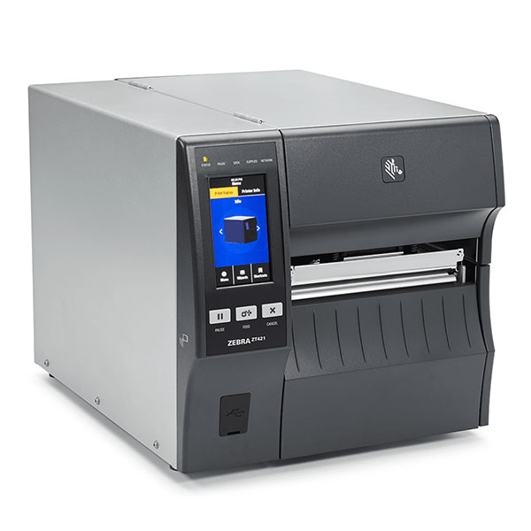 デスクトッププリンタ Zebra ZT421 熱転写式 300dpi 6インチ USB USBHost Ethernet RS232C Bluetooth ラベル印刷