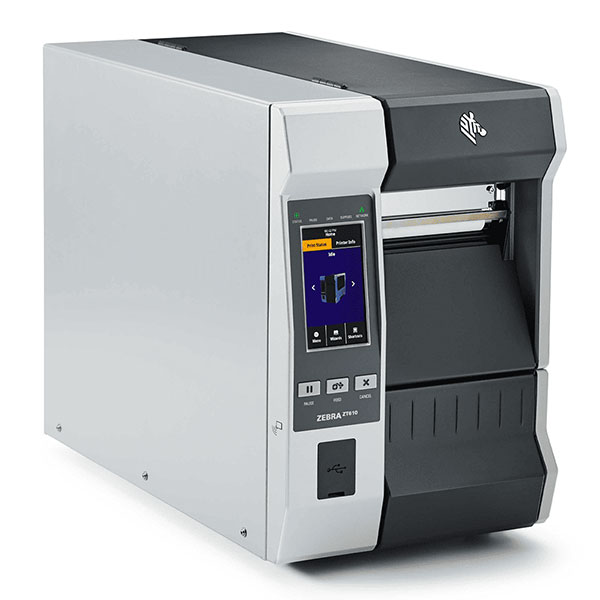 産業用プリンタ Zebra ZT610 RFID 熱転写式 300dpi 4インチ USB RS232C Ethernet Bluetooth NFC USBHost ラベル印刷