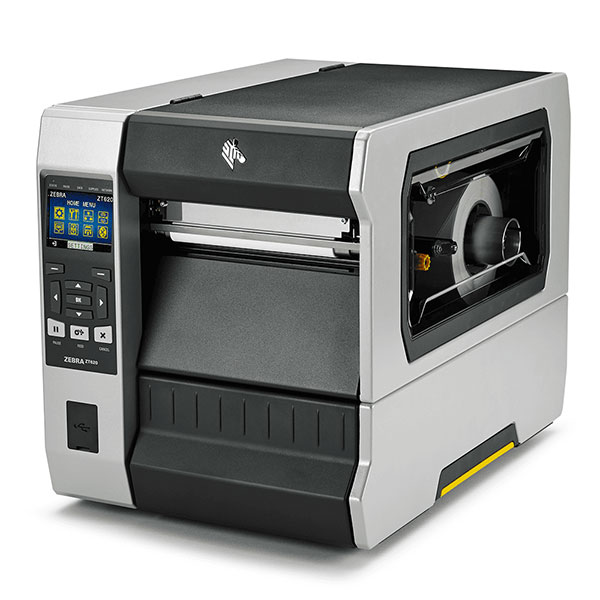 産業用プリンタ Zebra ZT620 熱転写式 300dpi 6インチ USB RS232C Ethernet Bluetooth USBHost オートカッター付き