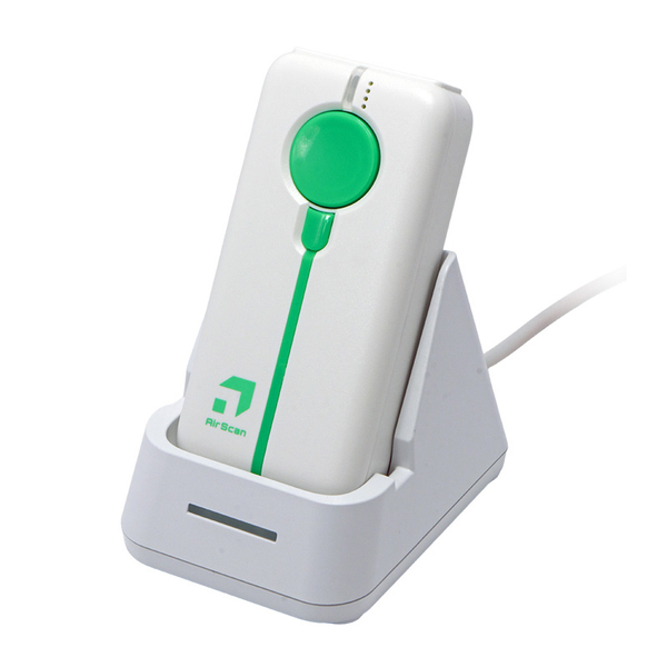 AirScan Mobile モバイル2次元コードリーダー 白 無線 Bluetooth 充電クレードル シリコン保護カバーセット