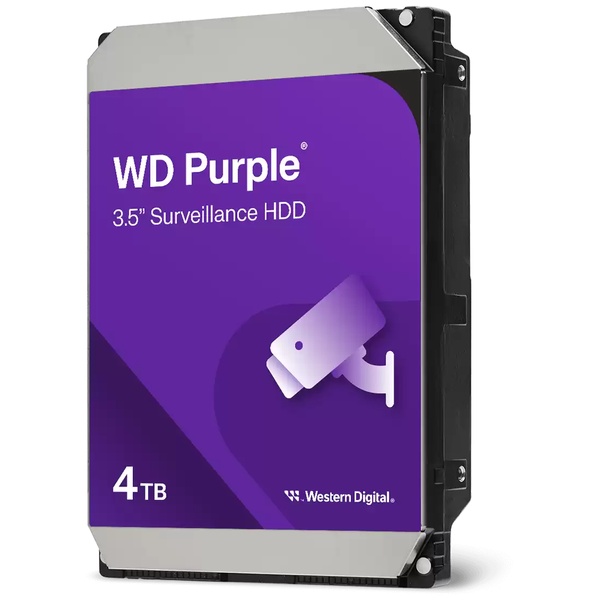 WD Purple セキュリティシステム向け SATA3 6Gbps(SATA6G) 3.5型HDD 4TB