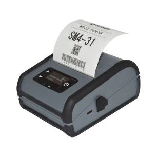 紙幅80mmモバイルタイプライン印字方式小型サーマルプリンタ（Bluetooth SPP・USB） 有機ELディスプレイ