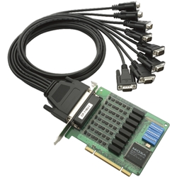 8ポート RS-232C/422/485 ユニバーサルPCIボード、光絶縁、Tモデル