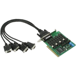 4ポート RS-422/485 ユニバーサルPCIボード、光絶縁、Tモデル