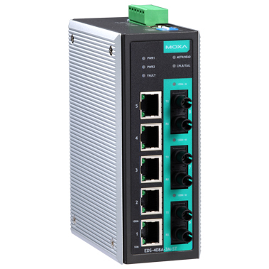 マネージドスイッチ、5xRJ45 3xマルチST