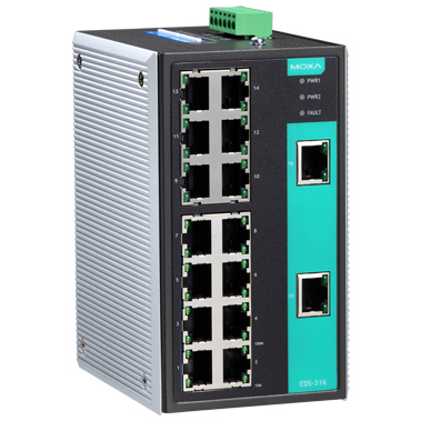 アンマネージドスイッチ、16xRJ45