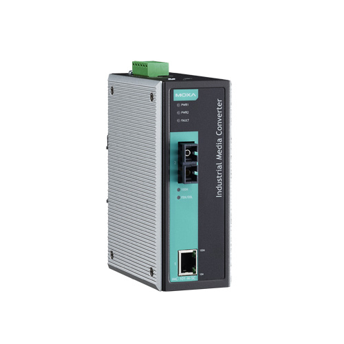産業用IEC 61850/EN50155イーサネット⇒ファイバーメディアコンバータ/シングルモードSTコネクタ/デュアルリダンダンド電源