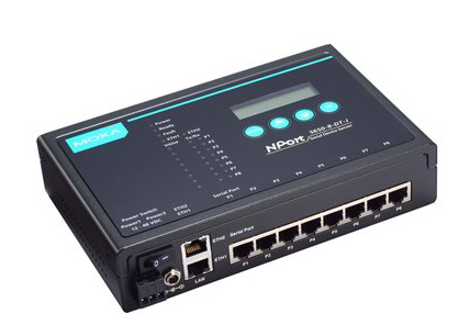 8ポート RS-232C/422/485 デバイスサーバ デスクトップモデル/RJ45コネクタ