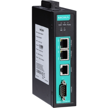 1ポートModbus-EtherNet/IPゲートウェイ Tモデル