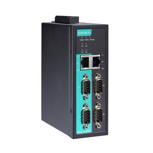 IA用 4ポートRS-232C/422/485デバイスサーバ 2KVアイソレーション IECEx認証