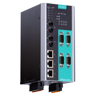 4ポート RS-232C/422/485 堅牢デバイスサーバ