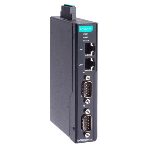2ポート アドバンスド Modbusゲートウェイ IEC62443-4-2準拠 RJ45×2 DB9