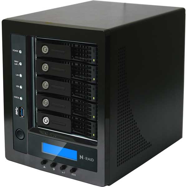 N-RAID 5820M 10.0TB スペアドライブ付属